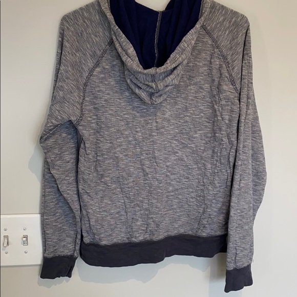 J. Crew gray striped hoodie - Picture 3 of 3